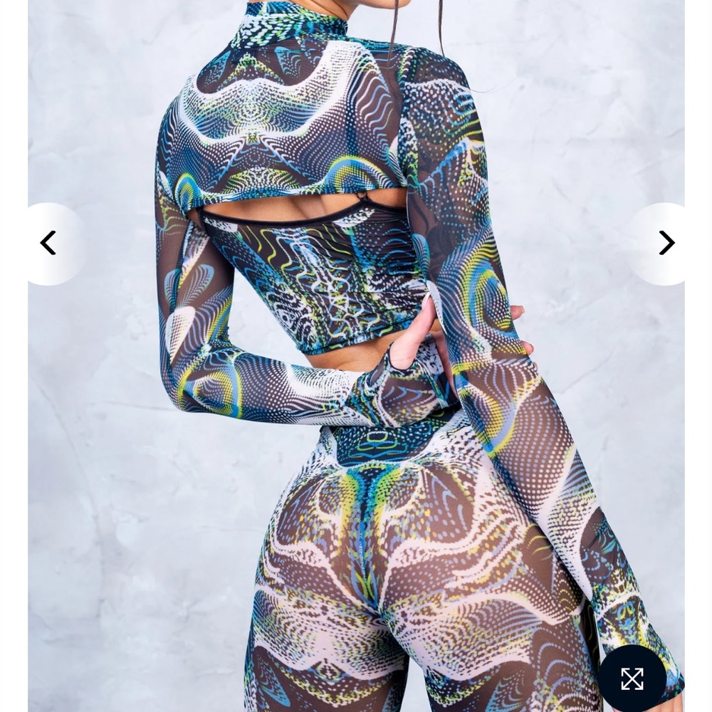 Size SMALL; rave/ festival 3 piece set